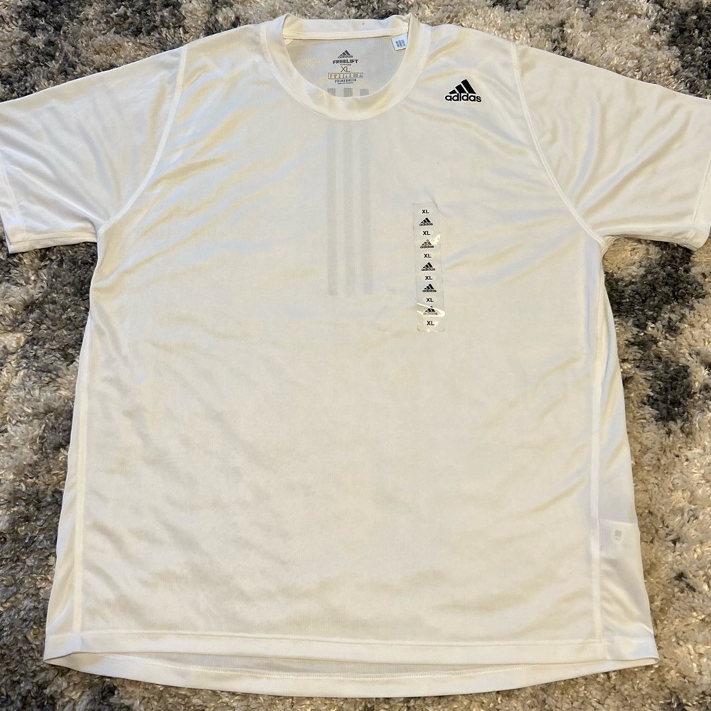 Adidas Men's White Short Sleeve Tee